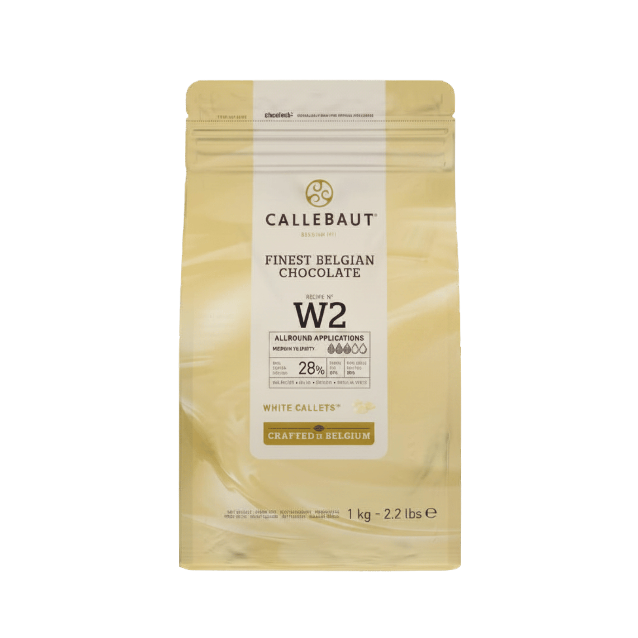 Wei&szlig;e Schokolade Kuvert&uuml;re Callets Rezept W2, , large
